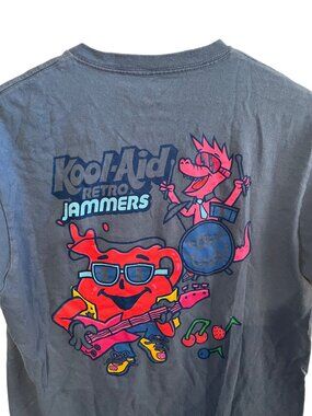 Kool-Aid Blue Short Sleeve Tshirt Women's Men's Size Medium Graphic Teee